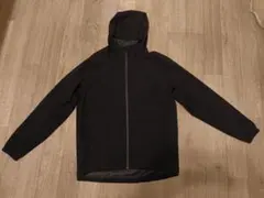 MUJI ブラック 撥水 パーカー M