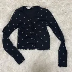 H&M 花柄カーディガン 140cm