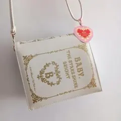 BABY, THE STARS SHINE BRIGHTbook bagバッグ白のサムネイル