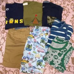 まとめ売り　キッズ　男子　Tシャツ　タンクトップ　パンツ　7点セット 100のサムネイル