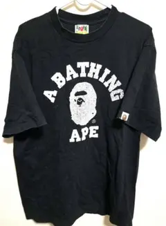 A BATHING APE ブラック Tシャツ