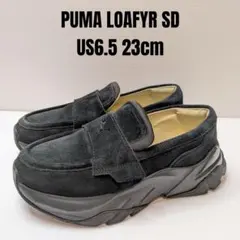 25年モデル PUMA プーマ ローファー スウェード 23cm ブラックのサムネイル