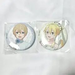 ソードアート・オンライン ユージオ リーファ 缶バッジ 2種セット sao