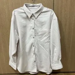 GU コーデュロイオーバーサイズシャツ(長袖)