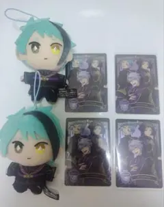 ツイステ ジェイド 式典服 エクストラマスコット ぬいぐるみ メタルカード