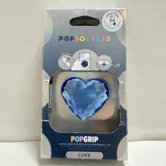 新品❣️【ポップソケッツ】POPGRIP LUXE ブルーハートのサムネイル