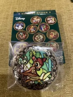 Disney バンビ ステンドグラス風 缶バッジのサムネイル