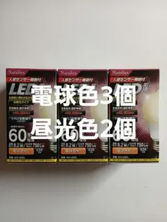 ヒロコーポレーション 人感センサー機能付LED電球 一般電球形 60W形相当