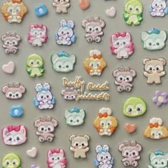 ネイルシール 5D3D立体 ダッフィーandフレンズ ディズニー キャラクター