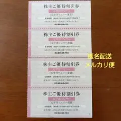【匿名配送】名鉄株主優待　太平洋フェリー　割引券 4枚 bのサムネイル
