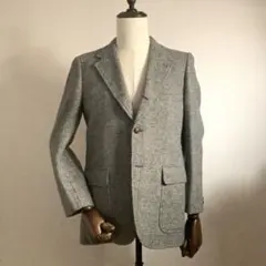【良好】J.PRESS ツイード　くるみボタン　ジャケット　身長175cm