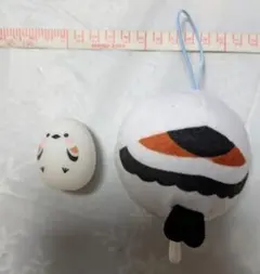 シマエナガ ぬいぐるみ マスコット 2点セット