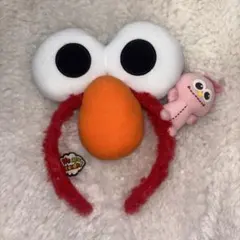 エルモ カチューシャ ぬいぐるみ付き