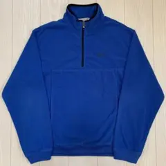 ナイキ NIKE ハーフジップ フリース 刺繍ロゴ 古着 XL ビッグサイズ