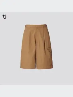 【ユニクロ】 プラスJ +j ワイドフィットカーゴハーフパンツ
