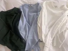 期間限定出品UNIQLO スムースコットンリラックスクルーセーターXL