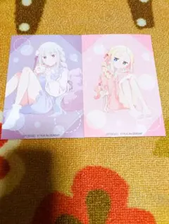 Re:ゼロから始める異世界生活　エミリアの誕生日生活 特典ポストカード 　リゼロ