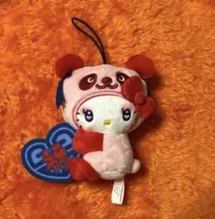 ハローキティ パンダ ぬいぐるみ マスコット