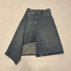 ZARA ZARA アシンメトリーTRFデニムスカート xs