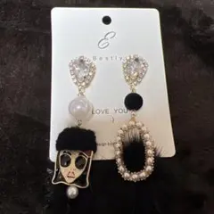 Bestly 顔モチーフ ピアス