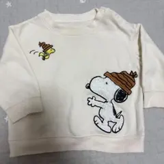 80cm トップス　トレーナー　スヌーピー　SNOOPY 保育園着