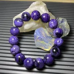 天然石 高品質 チャロアイト ブレスレット