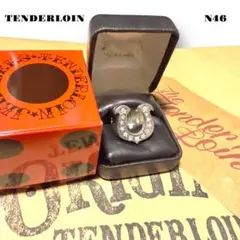 ★限定出品★ TENDERLOIN ホースシューリング ダイヤ シルバー 13号のサムネイル
