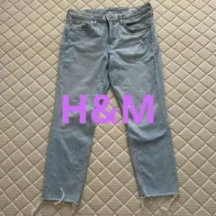H&M ライトブルー デニムパンツ カットオフ　サイズ42のサムネイル