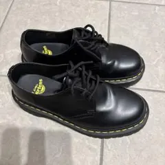 ドクターマーチン　厚底レースアップシューズ 黒