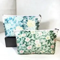 676帯リメイクポーチ2個セット