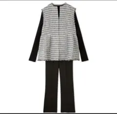 ミラオーウェン　ツイードベスト　パンツ　ニットトップス3点セット　00サイズ