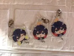 カラフルピーチ　トレーディング連結アクキー　なおきり　喜怒哀楽シリーズ　3つ