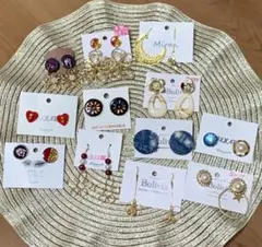 ハンドメイドピアス＊まとめ売り*エドマッチョ