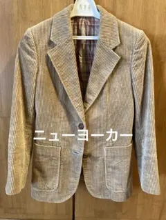 ニューヨーカー　綿100%コーデュロイジャケット