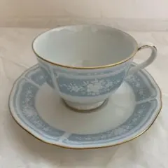Noritake レースウッドゴールド カップ＆ソーサー ブルー 1客
