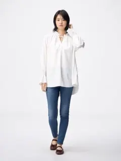 新品ＧＵウルトラストレッチスキニージーンズ 丈標準７２.０　ＢＬＵＥ　６１㌢