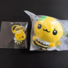 しずくちゃん ふわふわぬいぐるみ アクリルめじるしチャーム 2個セット