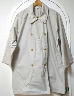 エヘカソポ ライトベージュ ダブルブレスト ト スプリングコート　サイズF