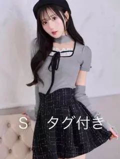 即日発送❣️ ミシェルマカロン 美脚になれる♡ツイードスカート　Sサイズ