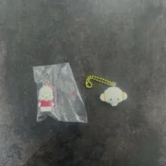 未使用 サンリオキャラクターズ　マスコット＆グミ　こぎみゅん　ポチャッコ