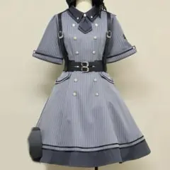 Amavel ミニタリーワンピース　グレーのサムネイル