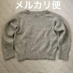 スタディオクリップ 長袖 セーター グレー ニット M レディース