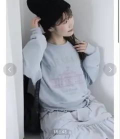 ehka sopo 刺繍スウェット