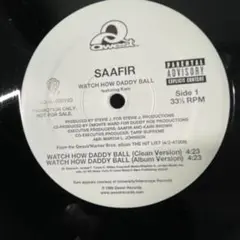Saafir Watch How Daddy Ball レコード　HIPHOP