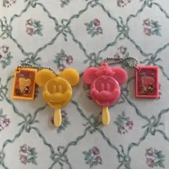 ディズニーリゾート　カプセルトイ　アイスバー　チャーム