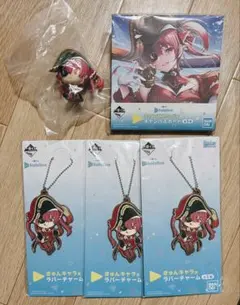 宝鐘マリン 一番くじ ちょこのっこ ラバーチャーム キャンバスボード