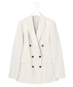 ICB ウール2WAYストレッチ ダブルブレストジャケット　4