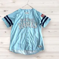 ソフトバンクホークス　ユニフォーム　フクオカ　鷹の祭典　2019 水色　L
