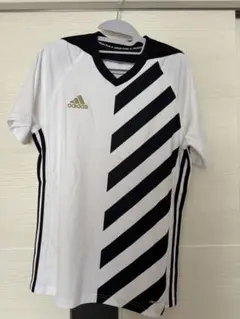 adidas アディダス プラクティスシャツ 白黒 Lサイズのサムネイル