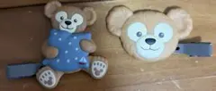 ディズニーシー　ダッフィー　ヘアクリップ